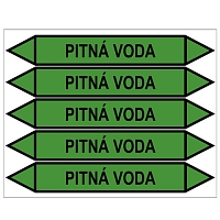 Značení potrubí, pitná voda